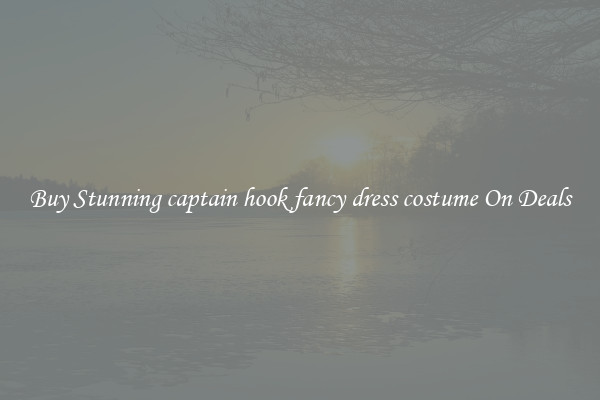 Buy Stunning captain hook fancy dress costume On Deals