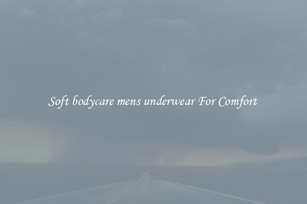 Soft bodycare mens underwear For Comfort 