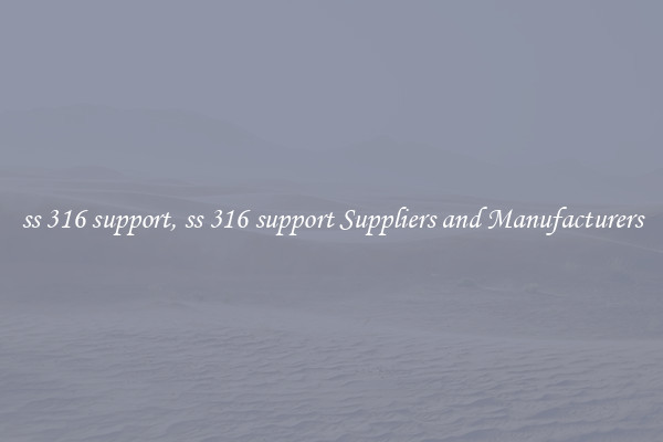 ss 316 support, ss 316 support Suppliers and Manufacturers