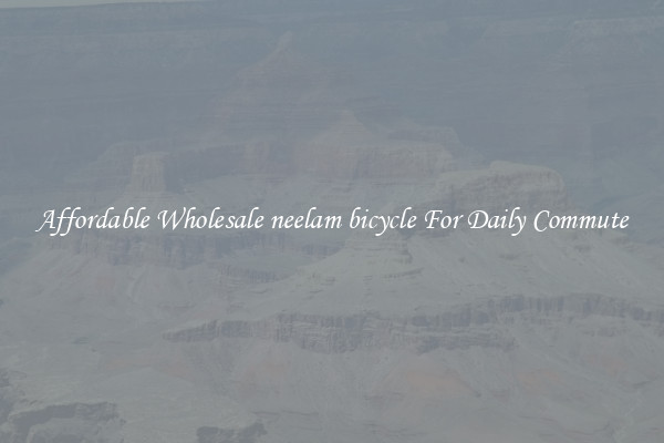 Affordable Wholesale neelam bicycle For Daily Commute