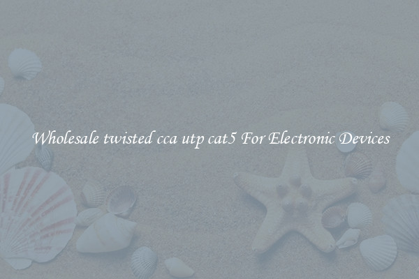 Wholesale twisted cca utp cat5 For Electronic Devices