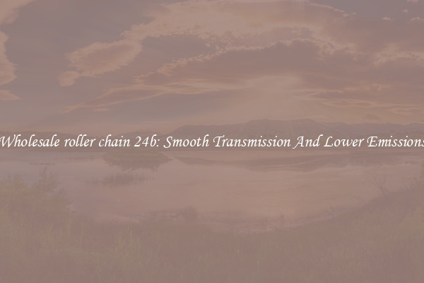 Wholesale roller chain 24b: Smooth Transmission And Lower Emissions