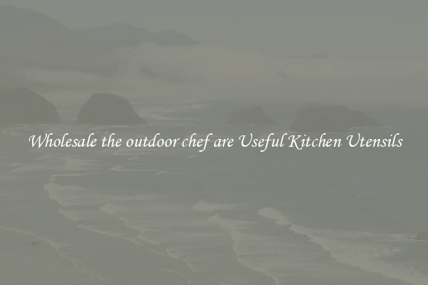 Wholesale the outdoor chef are Useful Kitchen Utensils